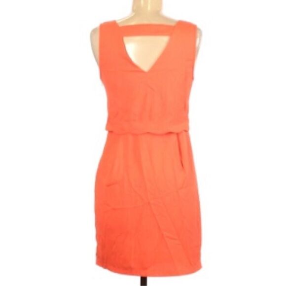Charming Charlie coral/peach sleeveless dress, size M - Picture 2 of 2